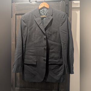 Valentino Dark Gray Pinstripe Suit